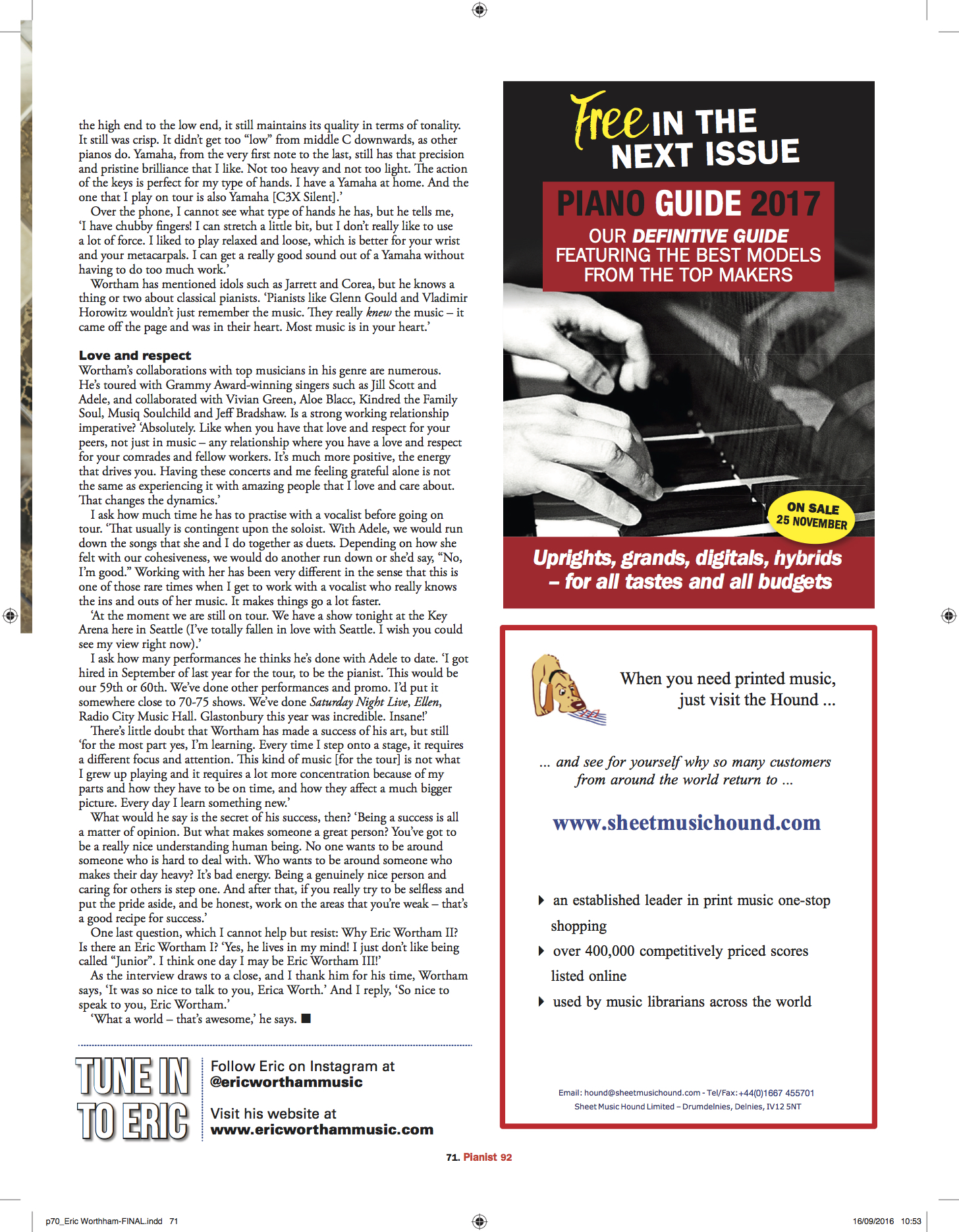 Eric Wortham - Pianist Magazine p2